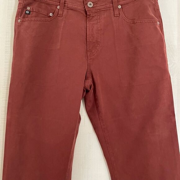 AG Adriano Goldschmied the graduate tailored leg rust pants jeans, size 14 - Picture 9 of 16